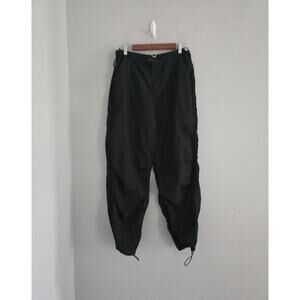 White Fox Black Athletic Cargo Pants S